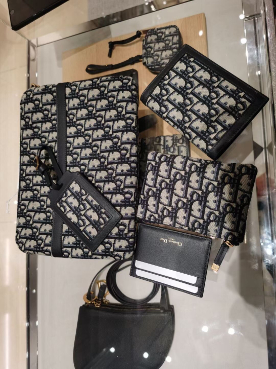 Dior老花五合一旅行包/手拿包