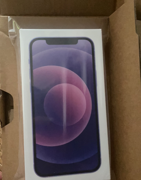 苹果12256G紫色