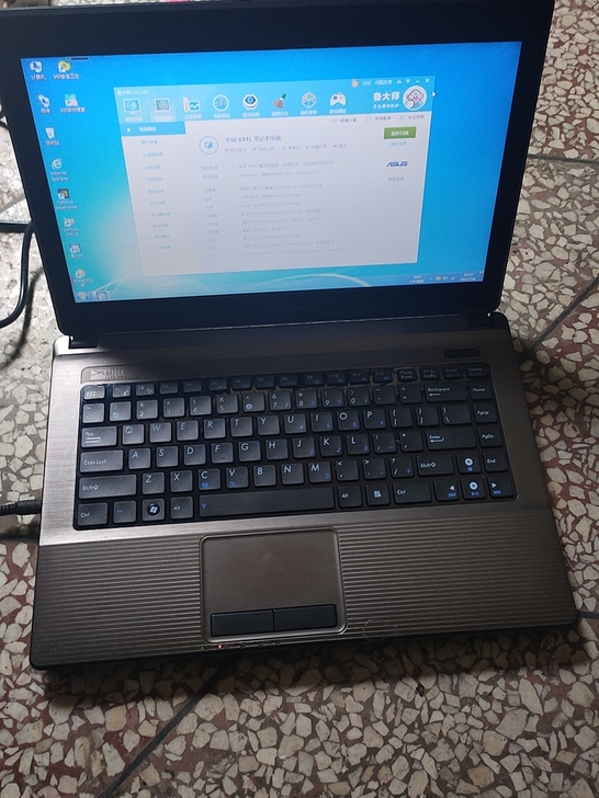 华硕笔记本电脑，配置成色型号看图片，键盘新...