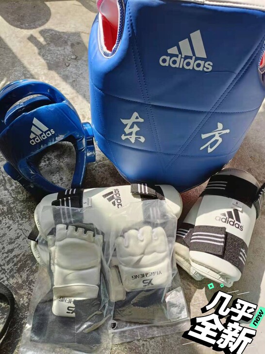 跆拳道防护道具 跆拳道护具 九成新