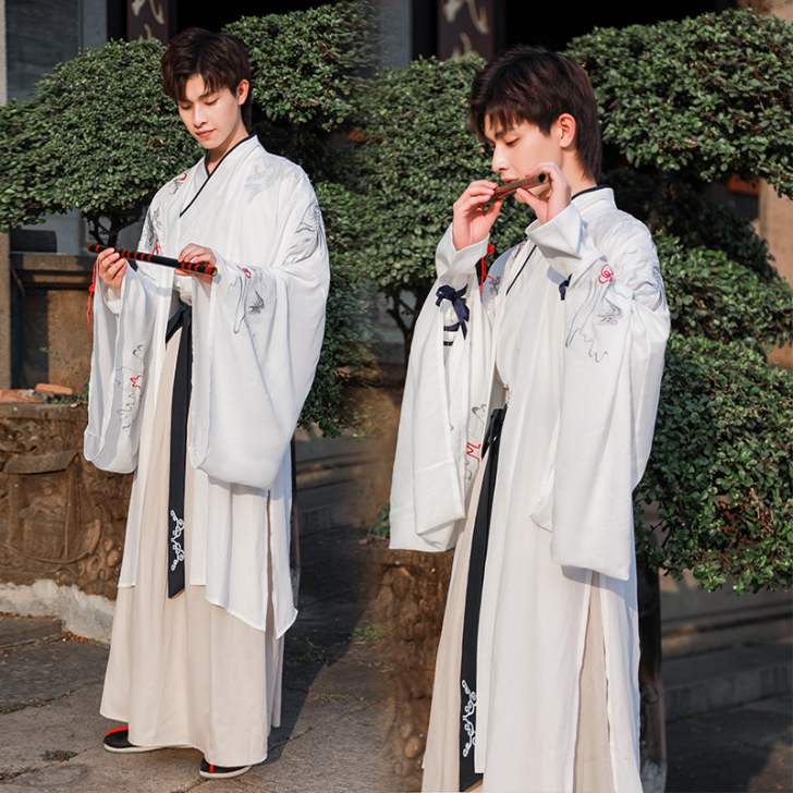 清思汉裳原创中国风汉服男古装古风仙气书生飘...