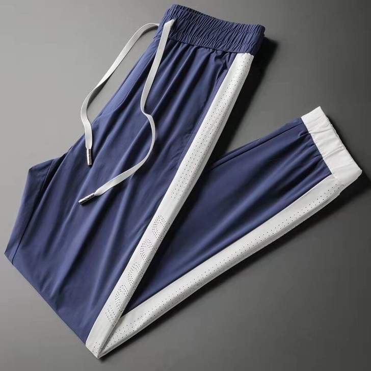 断码冰丝裤子男夏季薄款潮流百搭宽松休闲裤运...