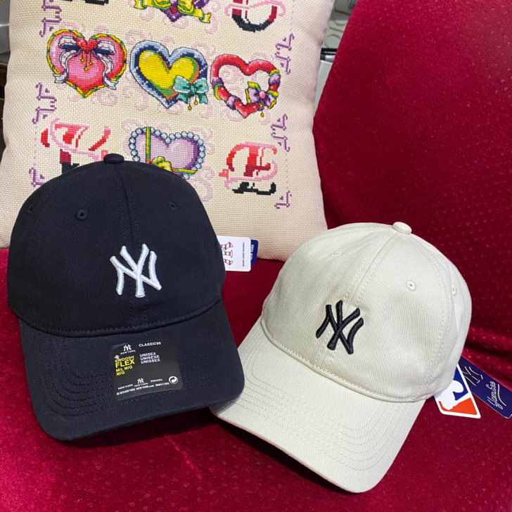 MLB帽子棒球帽男女同款NY小标刺绣百搭休...