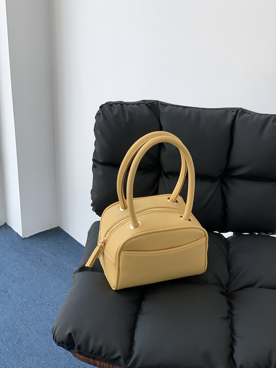 白染墨韩版早春新款小众荔枝纹手提包时尚百搭...