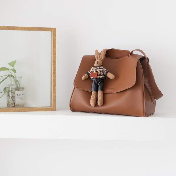 上班族手提包女气质女神软皮百搭秋冬单肩斜挎...