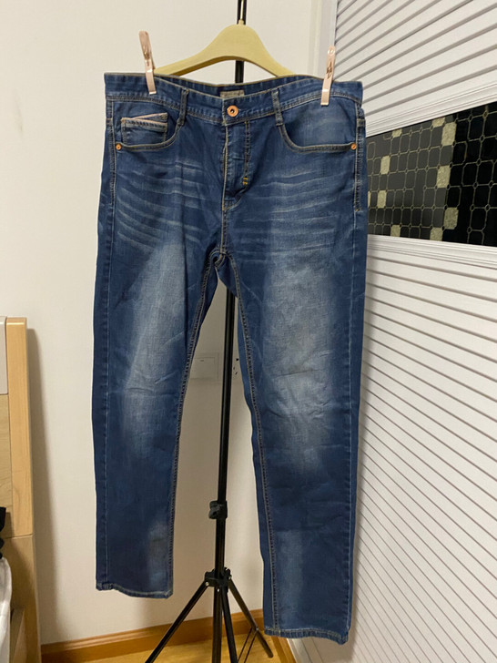 夏季薄款牛仔裤男直筒宽松高端休闲长裤