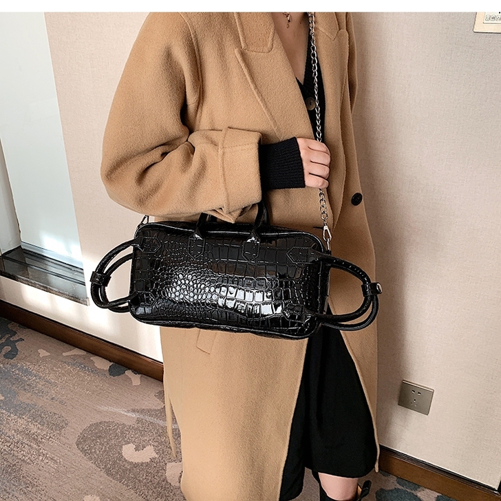 高级感鳄鱼纹大容量包包女2020新款潮时尚...