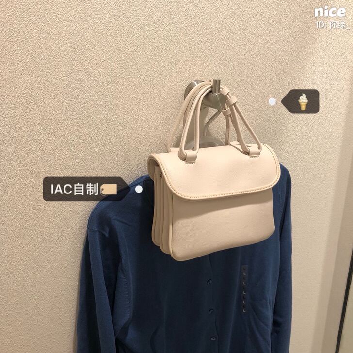 IAC自制 斜挎包女 韩国ins白色小包 ...