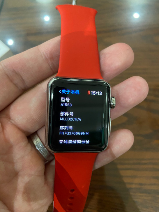 Apple Watch一代 38mm，有充...