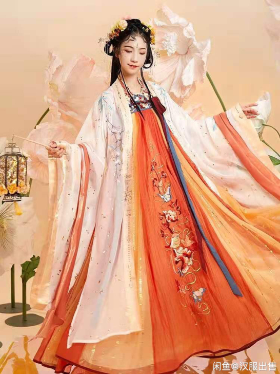 【可出可换】汉尚华莲花楹大袖衫M码全新，大...
