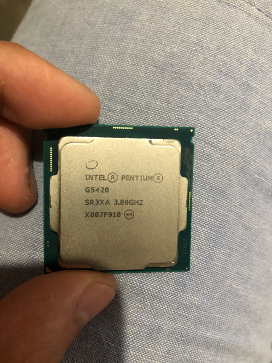 G5420散片仅开机点亮一次 换cpu了