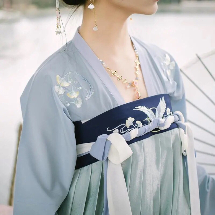 古装女改良汉服仙女飘逸古风广袖舞蹈演出服交...