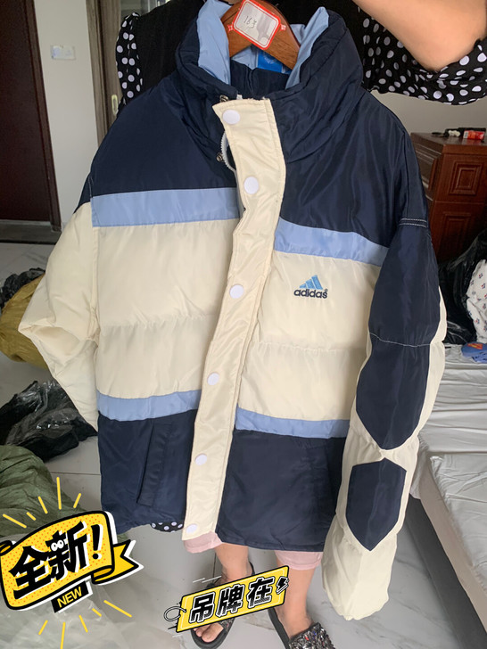 阿迪达斯男士羽绒服棉服