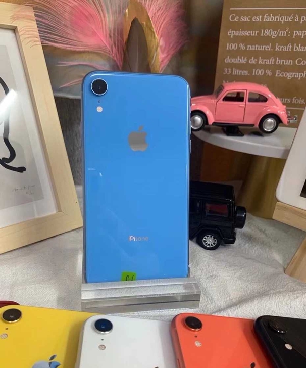蓝色XR苹果手机iphonexr有面容 ...