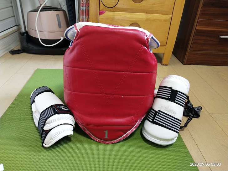 1号男孩跆拳道护具，适合5－8岁，体重50...