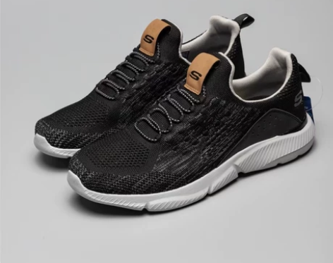 斯凯家男士橡筋带一脚蹬懒人运动休闲鞋透气2...