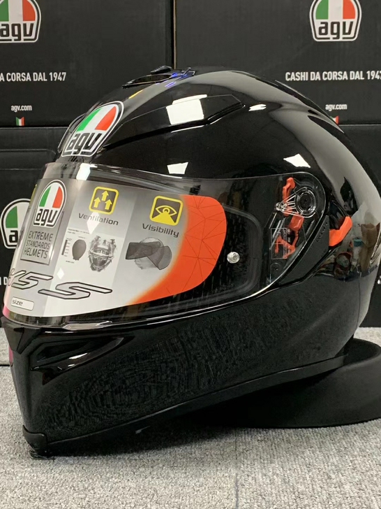 K5S 亮黑 玻璃钢 AGV K5S 亮...
