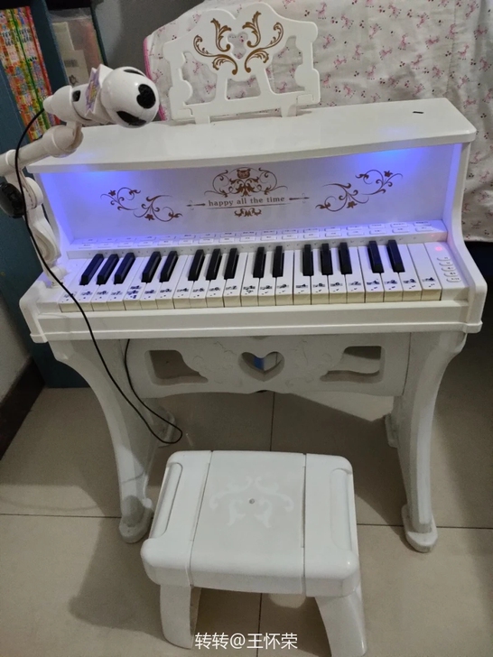 贝芬乐电子琴，亲戚给买的，买来就一直放着，...