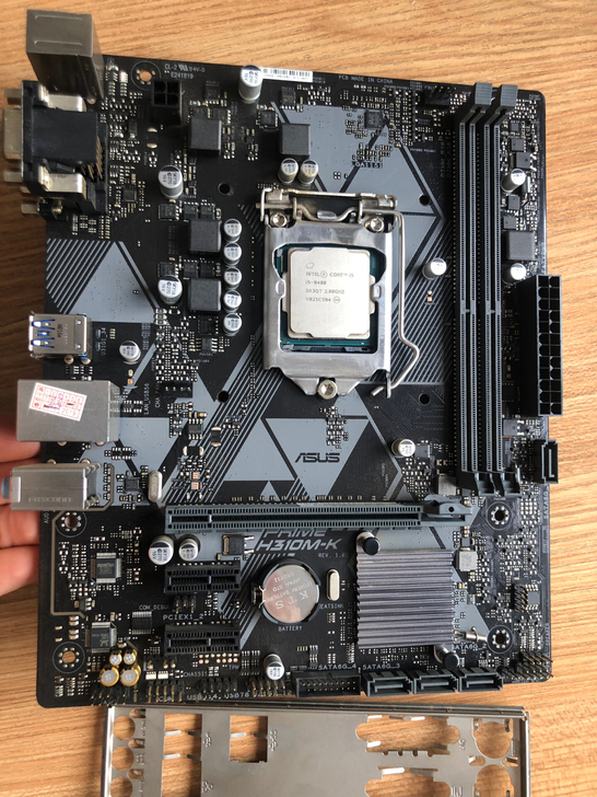 i5 8400 cpu 华硕h310m-k...