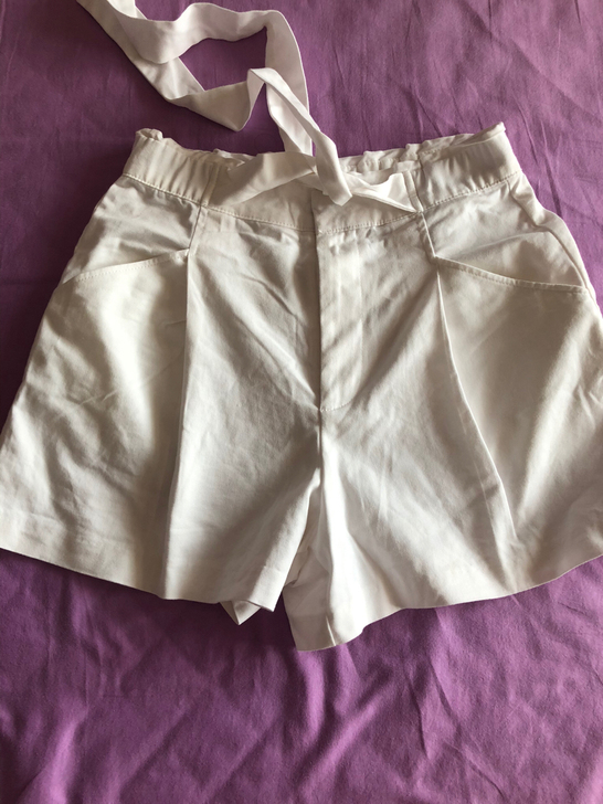 zara棉质短裤，线上购入  s码 平时2...