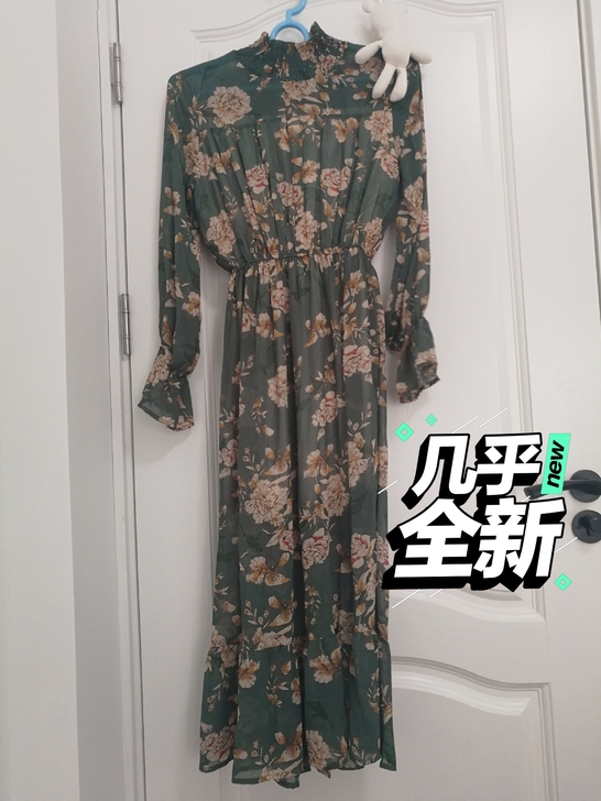 碎花雪纺长裙连衣裙，仙女气质长裙，春夏连衣裙