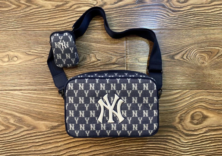 韩国NY牛仔布斜挎包老花相机包子母单肩挎包...