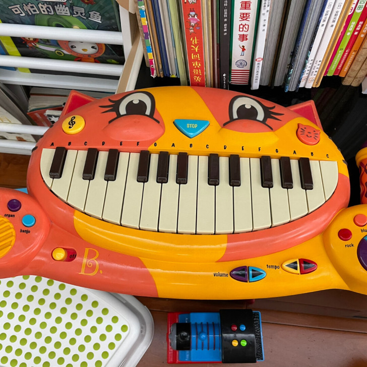 btoys大嘴猫琴宝宝电子琴