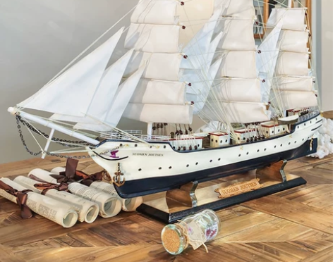 Rsemnia欧式帆船拼装模型芬兰白天鹅号...