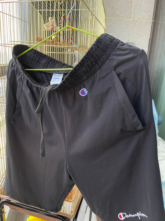 M码男五分裤。全新下过水