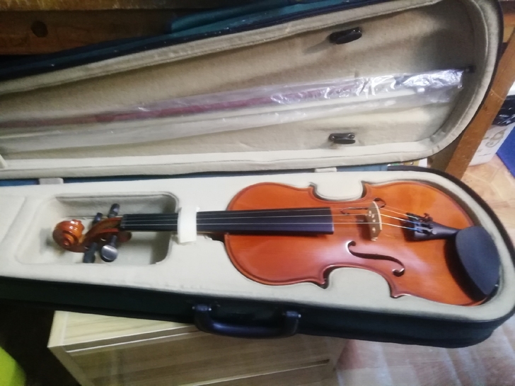 闲置小提琴一把，成色非常新没怎么用过，注意...