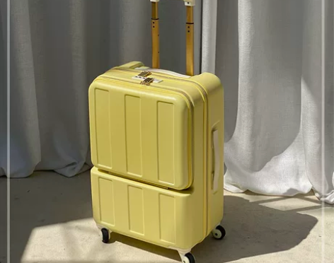 大鱼箱包侧开口拉杆箱女万向轮行李箱男20寸...