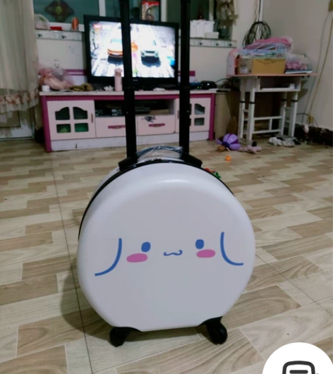 网红卡通玉桂狗行李箱旅行箱拉链箱静音万向轮...