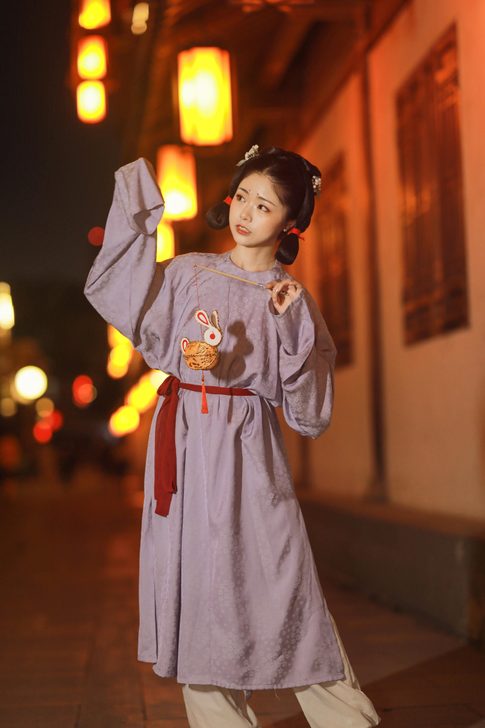 山海记 【忆长安】唐圆领唐制汉服暗纹日常款...