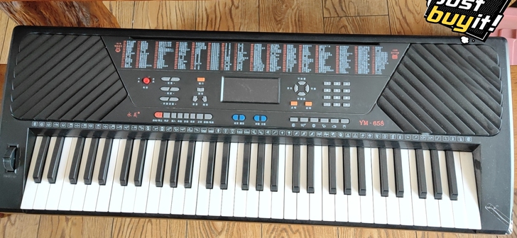 永美 基础 电子琴,边角裂开不影响使用,是...