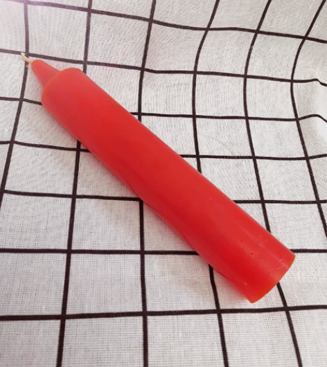 21厘米加大加粗红色蜡烛家用照明无烟春节婚...