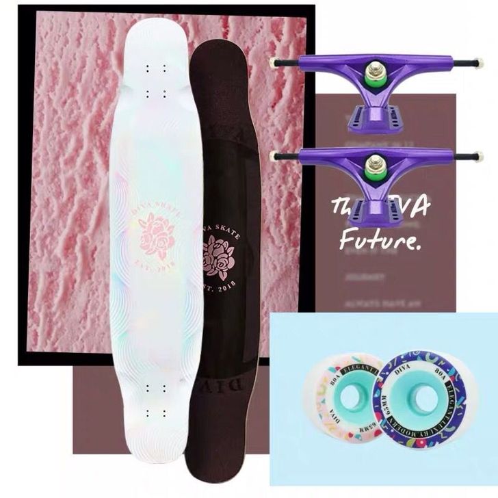 木毒diva长板 金色西弥斯购于wow滑板店