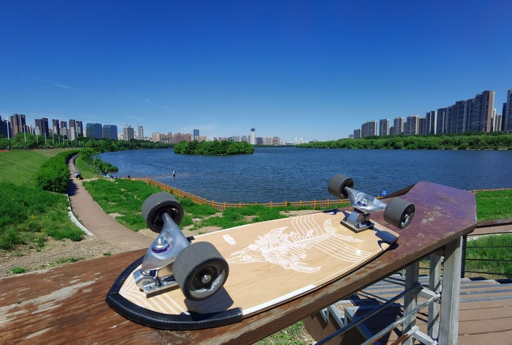 sixtysix66滑板carver冲浪滑...