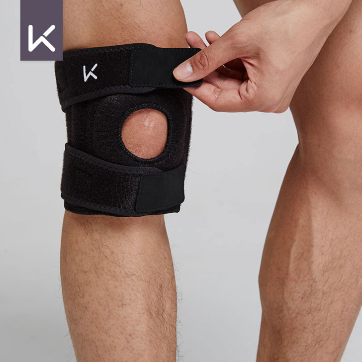 Keep旗舰店开放式护膝一只装篮球健身半月...