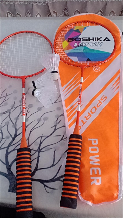 羽毛球拍双拍套装钛合金材质，减震加强升级款...