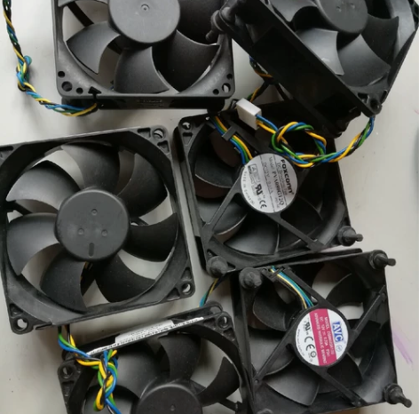 联想电脑拆机散热风扇，8cm，4pin智能...