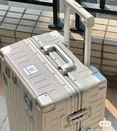 漫游26寸铝框行李箱24静音万向轮旅行箱2...