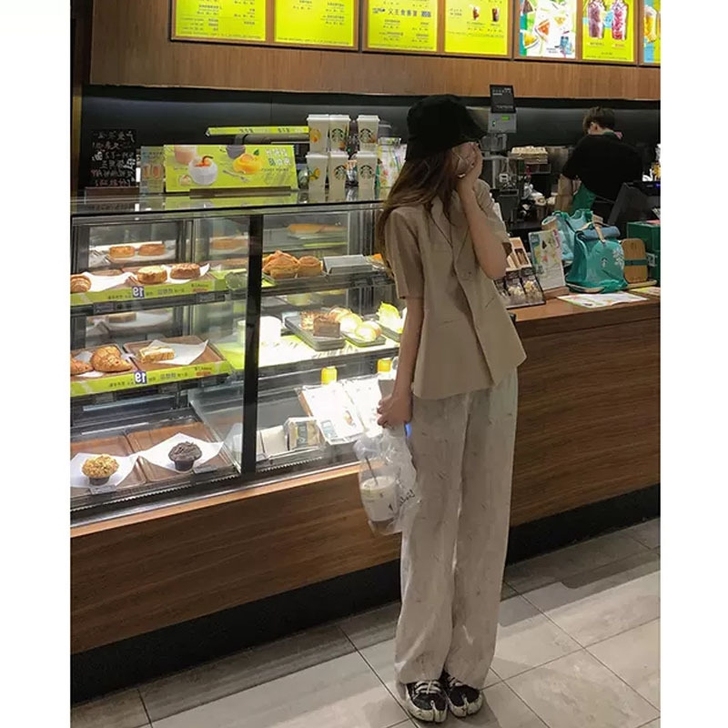 2021夏季新款【艺术感慵懒裤】垂出天际长...