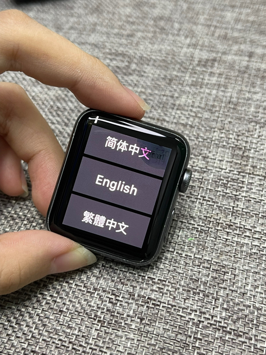 苹果手表3代42mm黑色美版蜂窝 功能按键...
