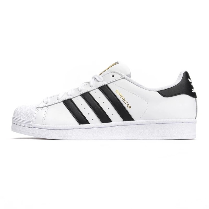 Adidas Superstar三叶草金标...