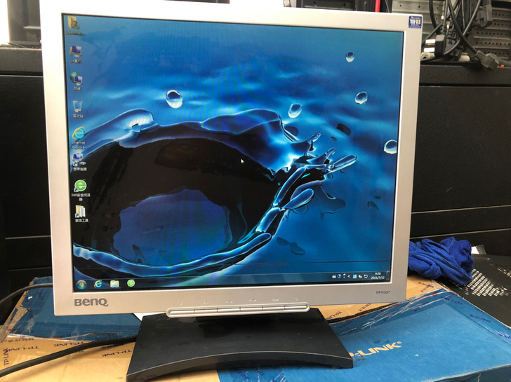明基19寸液晶显示器屏幕带dvi+vga双...