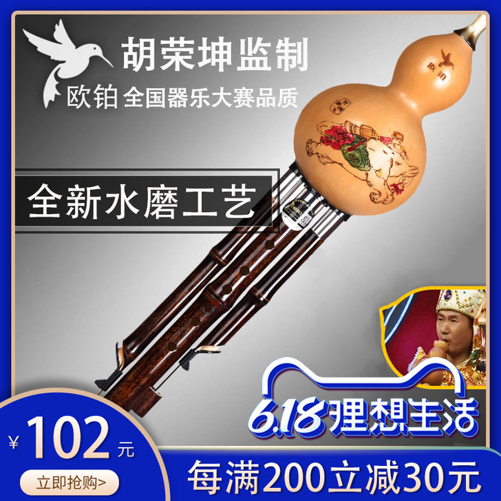 葫芦丝乐器初学c调降b调dgf专业演奏型小...