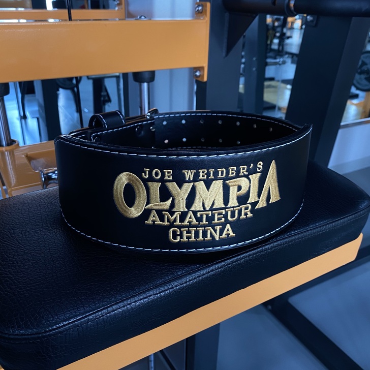 奥赛腰带白色中国健身力量举重深蹲硬拉器械训...