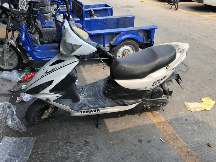 鬼火雅马哈摩托车，上下班使用，超级静音，后...