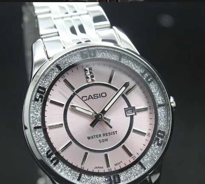 【天天特价】情人节卡西欧女表石英表防水手表...