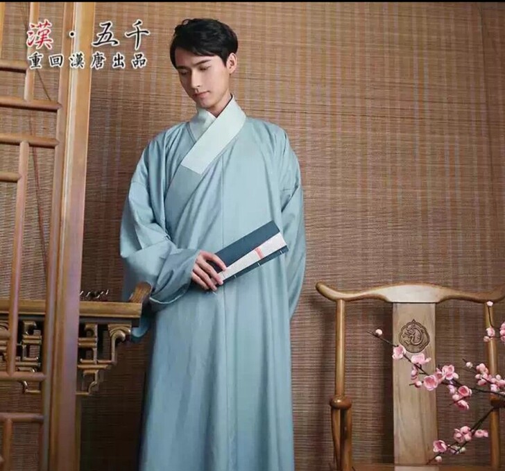 重回汉唐汉服直裰，浩然！正品175码。琵琶...
